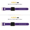 Apple Watch Series 3 38mm Purple Silicone Band with Pin Buckle - 2