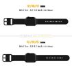 Apple Watch Series 3 38mm Black Silicone Pin Buckle Band - 2