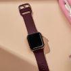Apple Watch Series 3 38mm Wine Red Silicone Band with Pin Buckle - 4