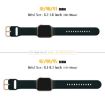 Apple Watch Series 3 38mm Dark Green Silicone Band Pin Buckle - 2