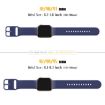 Apple Watch 42mm Violet Gray Silicone Pin Buckle Band - 2