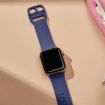 Apple Watch 38mm Violet Gray Silicone Band with Pin Buckle - 4