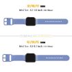 Apple Watch Series 9 41mm Cyan Blue Silicone Pin Buckle Band - 2