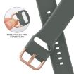 Apple Watch Series 9 45mm Olive Silicone Pin Buckle Band - 3