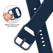 Apple Watch Series 9 45mm Silicone Band - Abyss Blue Pin Buckle - 3