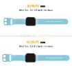 Apple Watch SE 2023 44mm Light Blue Silicone Pin Buckle Band - 2