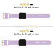 Apple Watch SE 2023 40mm Lavender Silicone Band Pin Buckle - 2