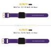 Apple Watch Series 10 46mm Purple Silicone Pin Buckle Band - 2