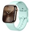 Apple Watch Series 10 46mm Mint Green Silicone Band Pin Buckle - 1