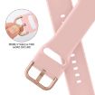 Apple Watch Series 10 46mm Pink Silicone Pin Buckle Band - 3