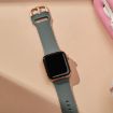 Apple Watch Series 10 42mm Olive Silicone Pin Buckle Band - 4