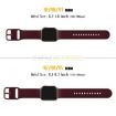Apple Watch Series 10 42mm Wine Red Silicone Pin Buckle Band - 2