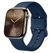 Apple Watch Series 10 42mm Silicone Band - Abyss Blue Pin Buckle - 1