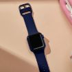 Apple Watch Series 10 42mm Silicone Band, Midnight Blue Pin Buckle - 4