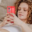 OPPO F25 Pro 5G Red Carbon Fiber Brushed Texture TPU Phone Case - 7