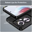 OPPO Reno11 F 5G Carbon Fiber Brushed Texture TPU Case - Black - 6