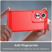 OPPO Reno11 F 5G Red Carbon Fiber Brushed Texture TPU Phone Case - 5