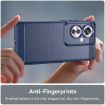 OPPO Reno11 F 5G Blue Carbon Fiber Brushed TPU Phone Case Global - 5