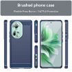 OPPO Reno11 Global Blue Carbon Fiber Brushed Texture TPU Case - 2