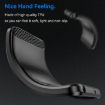 OPPO A3 Black TPU Phone Case - Carbon Fiber Brushed Texture Cover - 4