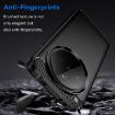 OPPO Find X8 Phone Case - Black Carbon Fiber Brushed Texture TPU Cover - 3