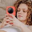OPPO Find X8 Red Carbon Fiber Brushed Texture TPU Phone Case - 7