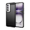 OPPO Reno12 Pro Global Carbon Fiber Texture TPU Case - Black - 1