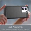 OPPO Reno13 F 5G Black Carbon Fiber Brushed TPU Phone Case - 5