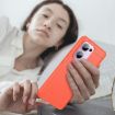 OPPO Reno13 F 5G Red Carbon Fiber Brushed TPU Phone Case - 7