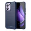 OPPO Reno13 F 5G Blue Carbon Fiber Brushed Texture TPU Case - 1