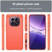 OPPO F29 5G Red TPU Phone Case - Carbon Fiber Brushed Texture - 2