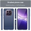 OPPO F29 5G Blue TPU Phone Case - Carbon Fiber Brushed Texture - 2