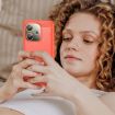 OPPO A5 Energy 5G Red TPU Phone Case - Carbon Fiber Brushed Texture - 7