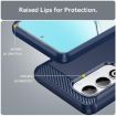 OPPO A5 5G Blue Carbon Fiber Brushed Texture TPU Phone Case Global - 6