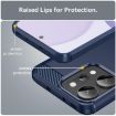 OPPO Reno14 Pro Global Blue Carbon Fiber Brushed TPU Phone Case - 6
