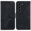 Infinix Hot 50 Pro 4G Black Leather Embossed Phone Case - 1