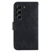 Infinix Hot 50 Pro 4G Black Leather Embossed Phone Case - 4