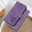 Infinix Hot 50 Pro+ 4G Purple Leather Embossed Phone Case - 2