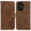 Infinix Note 50 Pro+ Brown Little Tiger Embossed Leather Phone Case - 1