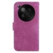 Infinix Zero 40 4G/5G Rose Red Little Tiger Embossed Leather Case - 4