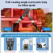 DF-3HBJ 8MP HD Outdoor WiFi IP Camera, IP66 Waterproof, UK Plug, Night Vision - 3
