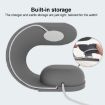 Apple Watch Series U-Shaped Silicone Charging Holder - Blue - 3
