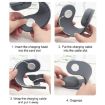 Apple Watch Series U-Shaped Silicone Charging Holder - Blue - 5