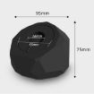Diamond-shaped 2 in 1 Wireless Charging Silicone Base - Pink - 2