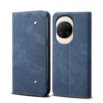 Huawei nova 14 Denim Texture Leather Phone Case - Blue - 1