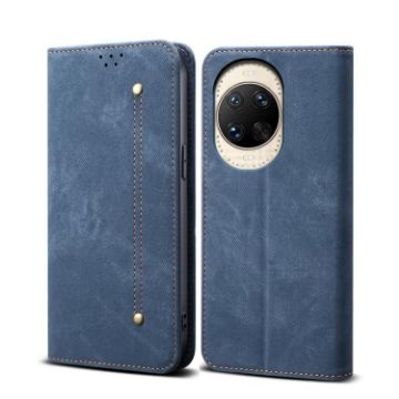 Huawei nova 14 Ultra Denim Texture Leather Phone Case - Blue - 1