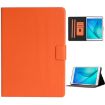 Samsung Galaxy Tab A 9.7 T550/T555C Orange Leather Flip Case with Card Slots - 1