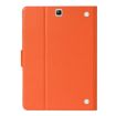 Samsung Galaxy Tab A 9.7 T550/T555C Orange Leather Flip Case with Card Slots - 3