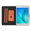 Samsung Galaxy Tab A 9.7 T550/T555C Orange Leather Flip Case with Card Slots - 4