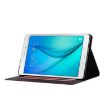 Red Leather Flip Case for Samsung Galaxy Tab A 9.7 T550/T555C with Card Slots - 5